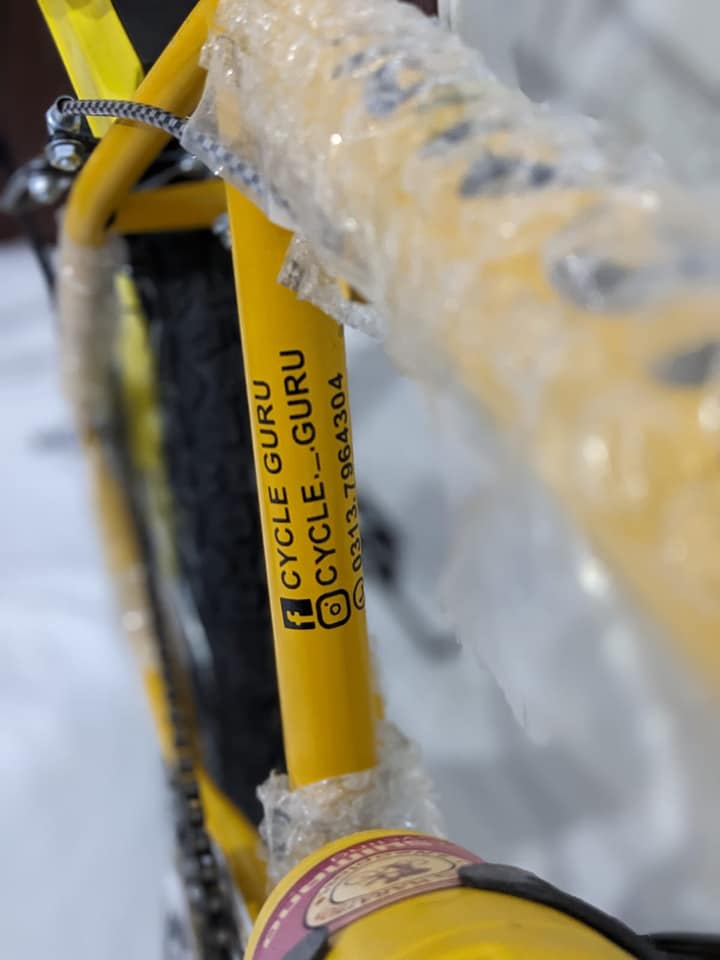 Cycle Guru" BIcycle Bmx 20 Size (Age 8 To 12 Years) Yellow