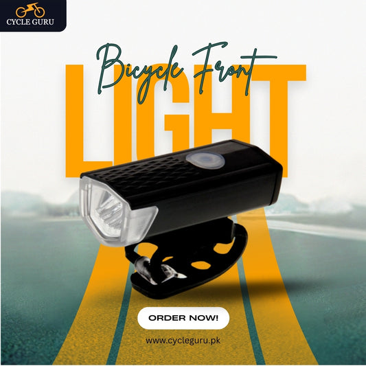Cycle Guru" Bicycle Rechargeable Front Light