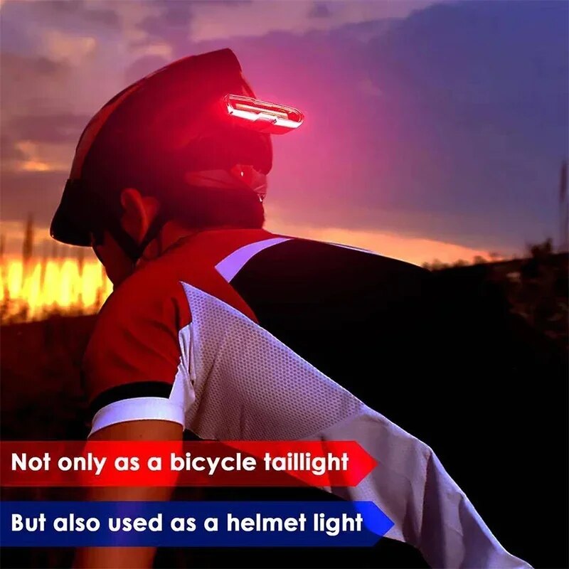 Cycle Guru" Bicycle Police Rechargeable Rear Light