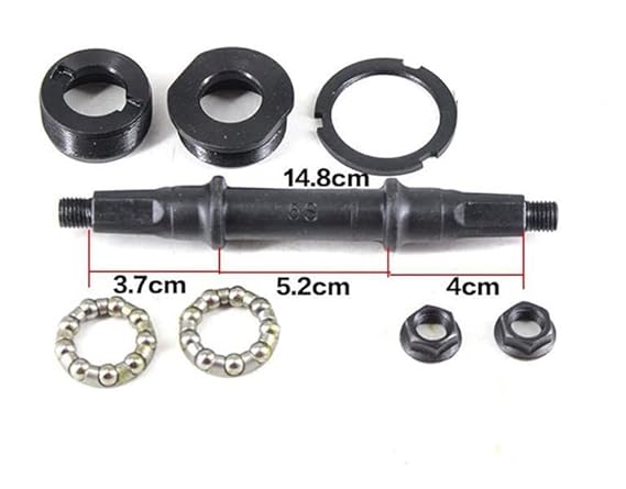 Cycle Guru" Bicycle Bottom Bracket Axle Set