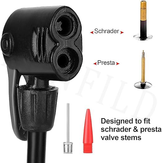 Cycle Guru" Portable Inflator Foot Pumo With Guage