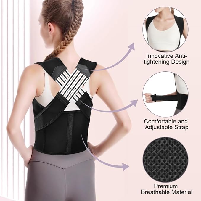 Cycle Guru" Cycling Posture Correction Belt | X-Shape Back Support for Cyclists