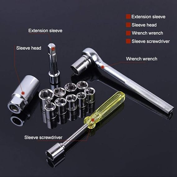 Cycle Guru" Bicycle Car bike Tools Kit Box Wrench 40 in 1 and Outdoor Use