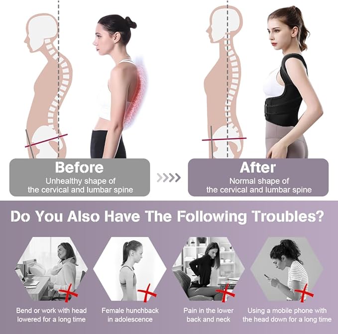 Cycle Guru" Cycling Posture Correction Belt | X-Shape Back Support for Cyclists