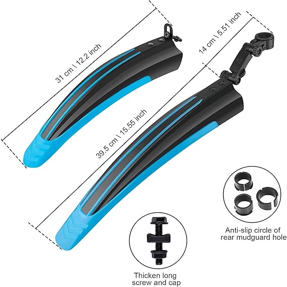 Cycle Guru" Bicycle Mudguard Fenders Set/Wings For All Bicycle