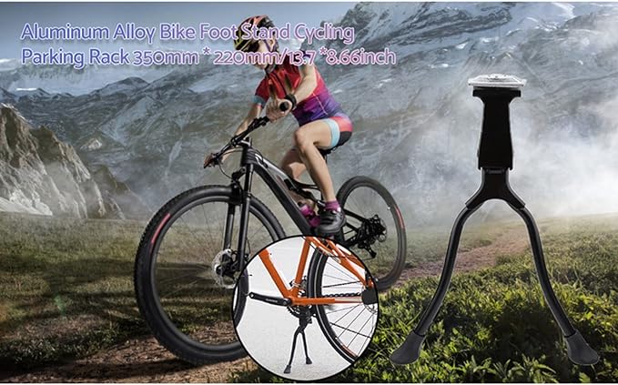 Cycle Guru" Bicycle Double Leg Iron Bicycle Kick Stand