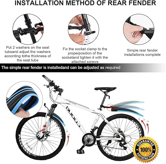 Cycle Guru" Bicycle Mudguard Fenders Set/Wings For All Bicycle