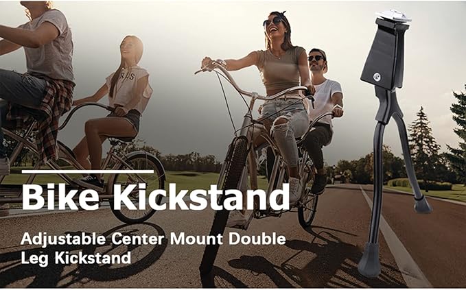 Cycle Guru" Bicycle Double Leg Iron Bicycle Kick Stand