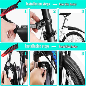 Cycle Guru" Bicycle Mudguard Fenders Set/Wings For All Bicycle