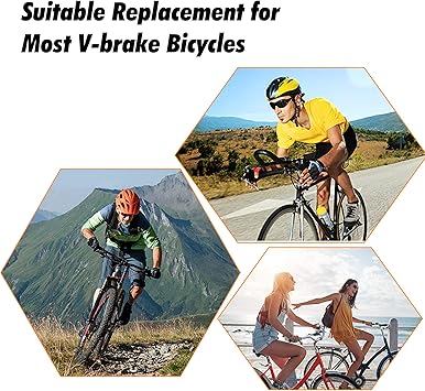 Cycle Guru" MTB V-Brake Type Compatible With Sram, Shimano & All Major V-Brake Systems 70mm