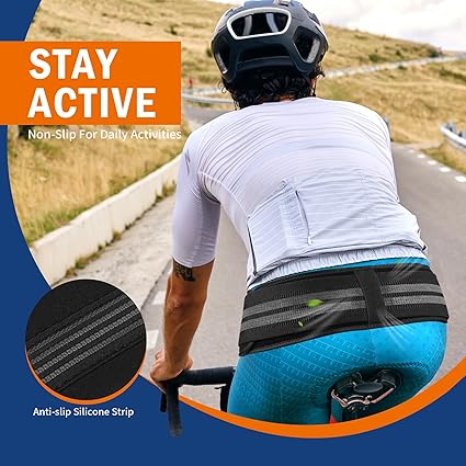 Cycle Guru" Sciatica Pain Relief Belt for Cycling | Lower Back Support for Cyclists