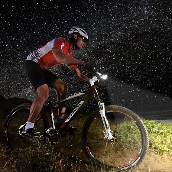 Cycle Guru" 2 in 1 Rechargable Bike Light and horn