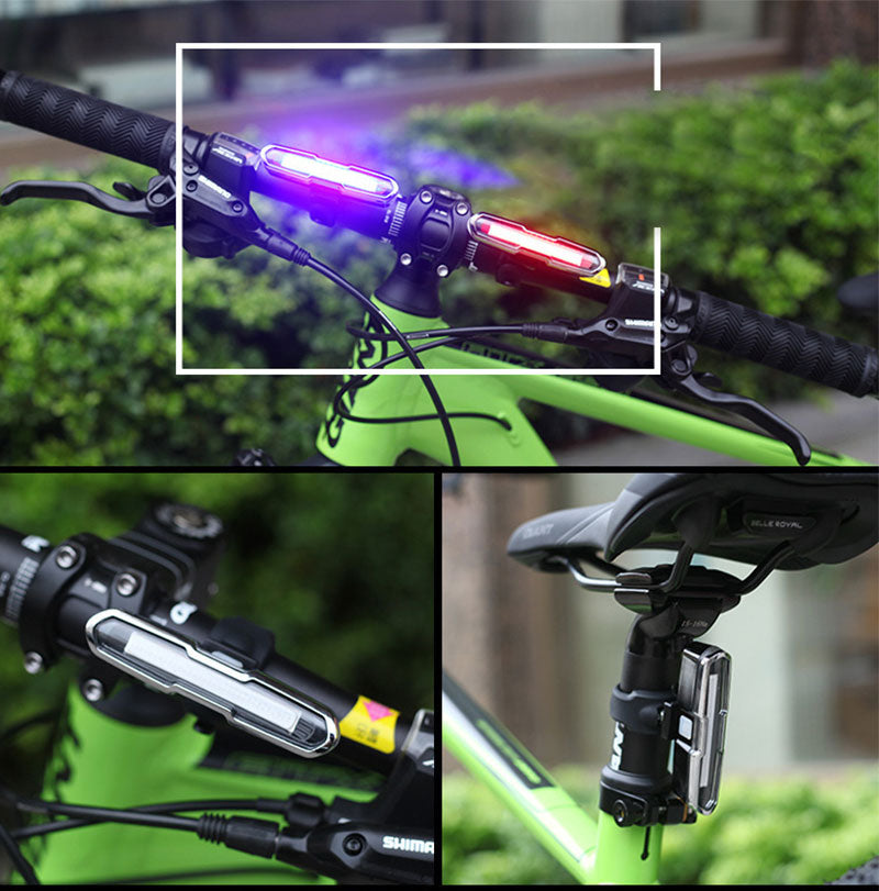 Cycle Guru" Bicycle Police Rechargeable Rear Light