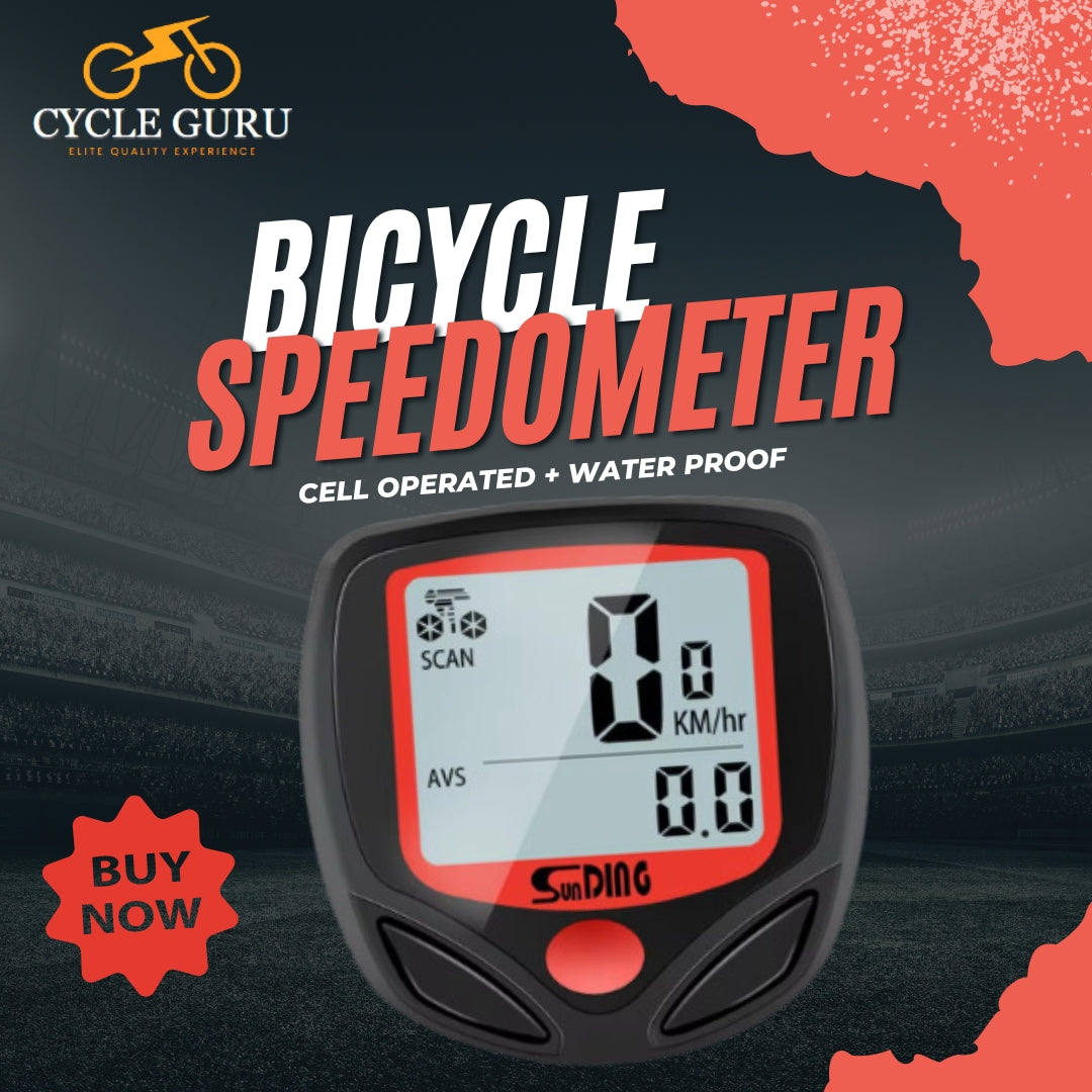 Cycle Guru" Bicycle Waterproof Speedometer