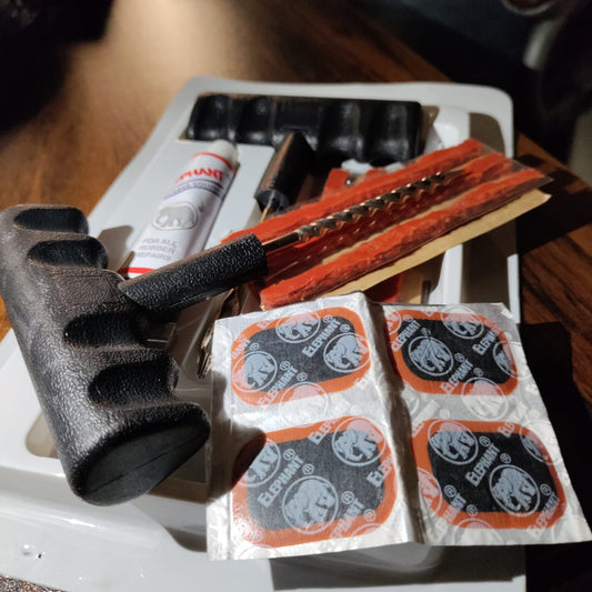 Cycle Guru" Professional Repair Kit Car Tire Repair Tools Tubeless Tyre Car Bike Bicycle Puncture