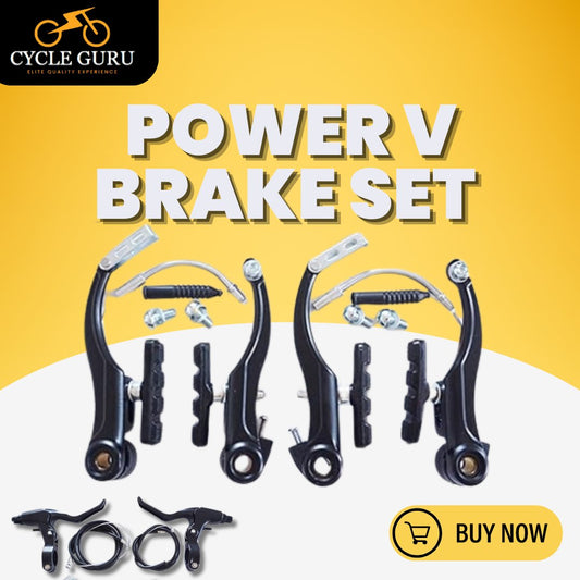 Cycle Guru" Bicycle V Brake Aluminum Alloy Bike Brake Replacement Set