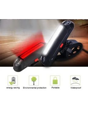 Cycle Guru" Bicycle USB Rechargeable Rear Tail light