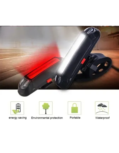 Cycle Guru" Bicycle USB Rechargeable Rear Tail light