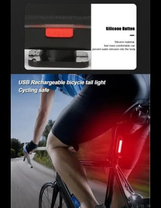 Cycle Guru" Bicycle USB Rechargeable Rear Tail light