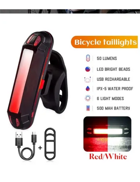 Cycle Guru" Bicycle USB Rechargeable Rear Tail light